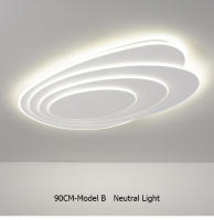 [1 año de garantía] TOMAX Luz principal de la sala de estar Lámparas redondas de dormitorio Arte minimalista Luces de techo Diseño minimalista moderno Luz de techo inteligente - details 16