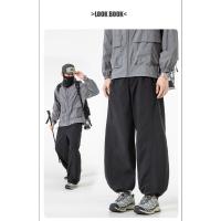 Pantalones de cimitarra americana de verano de marca de moda para hombres, deportes al aire libre, montañismo, monos sueltos con múltiples bolsillos, pantalones de micro-pull - details 6