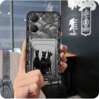 Funda de teléfono duradera con diseño de moda para VIVO Y03 4G/Y18/Y18E/Y28S 5G/Y36T 4G con ranura para tarjeta, grafiti de dibujos animados, silicona, TPU - details 5