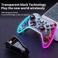 BLUEKAKA Mando inalámbrico Pro RGB para videojuegos, Compatible con Switch Lite, Switch OLED, Android, IOS, Windows, PC y móvil - details 0