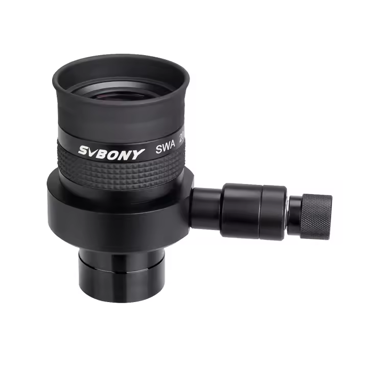 Telescopio SVBONY Iluminado con Ocular de Un Solo Árbol de 20mm SWA 70° Ajustable para Astrofotografía Perfectamente Guiado SV152 - 1