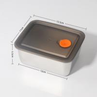 Fiambrera rectangular de acero inoxidable a prueba de fugas, fiambrera ecológica, suministros de cocina para microondas - details 4