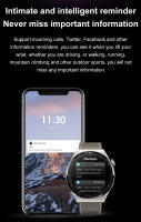 Relojes mujer inteligentes Fitness deporte Bluetooth llamada Despertador sano dormir ritmo cardíaco presión arterial hombre reloj - details 24