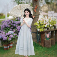 Vestido de hadas vintage de princesa pastoral de palacio estilo bosque, luz Lolita lo - details 17