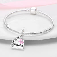 Abalorio de Plata de Ley 925 con forma de mariposa, colgante de 3mm, joyería Original, 2022 - details 13