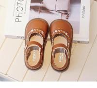 Zapatos de cuero de suela suave para niña, zapatos antideslizantes de princesa para niño, zapatos de flores bordadas para niño, zapatos Mary Jane informales versátiles de primavera - details 12