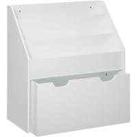 Librería Gris con contenedor con Ruedas, L. 62,5 x l. 30 x H. 70 cm (JJ1044) - details 11
