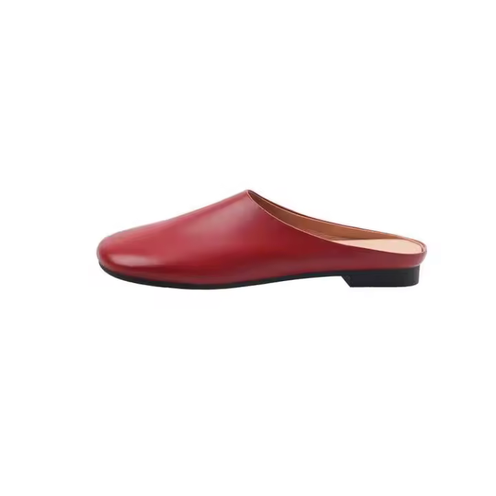 Zuecos de cuero genuino con logotipo de Xinziyu, piel de oveja suave de alta calidad, antideslizantes, informales, para oficina - 1