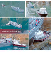 Mini barco de rescate a Control remoto para niños, barco de carreras a prueba de agua, 1/32G, 2,4 - details 4