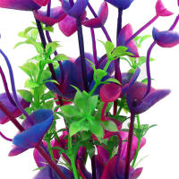 Hierba Artificial de plástico para acuario, decoración de gran criatura, adorno de flores, accesorios acuáticos - details 4