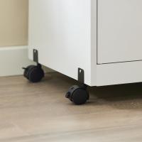 ,Aparador Auxiliar de madera de ingenieria bajo de Cocina con 2 Puertas y 1 cajón, para microondas,L62 cm x P40 cm x H119 cm,ES - details 7