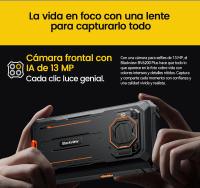 Blackview BV6200 Plus Teléfono Robusto con Batería de 11000mAh, Pantalla HD+ de 6.56'', Procesador Octa Core T606, Cámara AI de 16MP+2MP, Android 14 Certificado CE - details 53