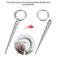 Expansor de Ojo de Caballo de Acero Inoxidable Pugada de Dilatador de Urina con Cuentas de Sensualidad - details 2