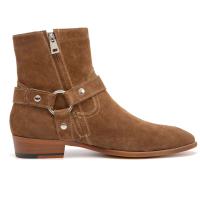 Botas tobilleras Chelsea y Chuka para ocasiones formales para hombre para bodas o uso durante todo el año de zapatos de cuero para hombre - details 4