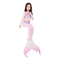 Traje de baño para niños Traje de sirena para niña Traje de actuación de cola de sirena de princesa de sirena - details 2