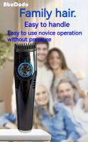 Afeitadora de Cepillo Cargable USB Cortapelos Inteligente Lavable Clippers de Barbero - details 1