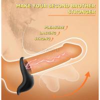 Leten Anillo Vibrador de Retraso de Ejaculación para Hombres Control APP Masajeador de Testículos - details 3