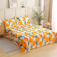 Sábanas de flores rotas para cama, colcha sencilla en la cama de talla grande, sábanas dobles Queen King con fundas de almohada, 3 uds. - details 13