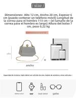 Nuevo bolso de mensajero con cadena, bolso único - details 0