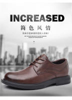 Zapatos de hombre, zapatos de cuero casuales de negocios, zapatos de traje con cordones - details 0