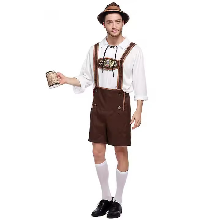 Traje de Cosplay de Fiesta Bávara de Pilsener Conjunto de 3 Piezas para Hombres - 1