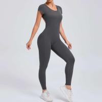 Monos Deportivos Fiess para Mujer 2024 Conjunto de Yoga Activo en Gris, Negro, Rojo, Marrón, Naval - details 21
