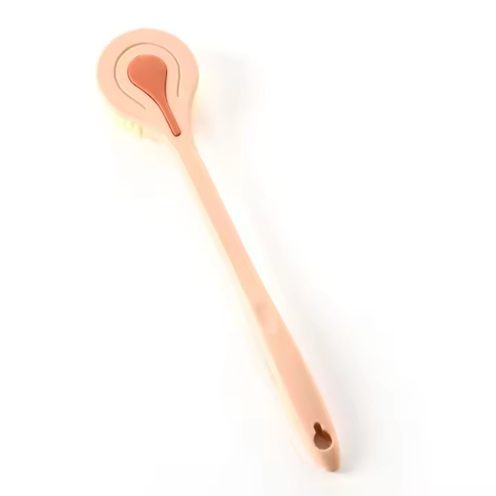 Cepillo de Baño de Mango Largo Cepillo de Baño de Pelo Suave para Exfoliación Corporal - 1