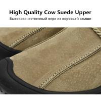 Nuevos zapatos planos casuales para hombres, zapatos de cuero genuino hechos a mano para hombres, mocasines cómodos, mocasines transpirables, zapatillas de deporte para hombres al aire libre - details 7