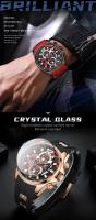 Reloj deportivo de moda para hombre, resistente al agua, de cuarzo, con esfera grande y luminosa. - details 4
