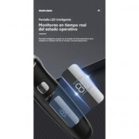 Afeitadora eléctrica inteligente con pantalla digital LCD afeitadora 3 en 1 para hombres aparato para el pelo de la nariz lavable - details 7