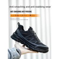 Zapatos de Trabajo Ligeros y Cómodos para Hombres Zapatillas de Protección Antideslizantes Impermeables con Suela de Goma Resistente al Desgaste - details 1