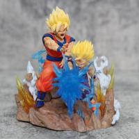 Figura de Son Goku, Kamehameha, Kakarotto Cell, Super Saiyan, modelo de decoración, estatua, muñeca, reg - details 29