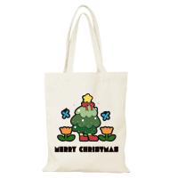 Bolso de compras de dibujos animados para mujer, regalos de Navidad, bolso de mano para mujer, bolsos de moda, bolsas de tela, bolso de compras ecológico, bolso de lona para playa para mujer - details 9