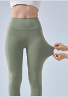 Pantalones deportivos desnudos de cintura alta y glúteos sin tacones, pantalones de gimnasia, ropa de yoga - details 12