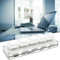 Ropad ro-Teclado mecánico para videojuegos, periférico personalizado, interruptor rojo, 5 teclas para Photoshop - details 7