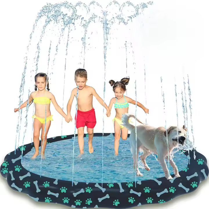 Feliz Padrino de Juegos de Agua Extra Grande Almohadilla Antideslizante para Niños y Perros - 1