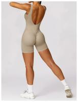 Mono de Yoga con Espalda Hermosa y Hueca Traje Deportivo de Fitness para Mujer Material Exterior de Nylon T-Shirt - details 21