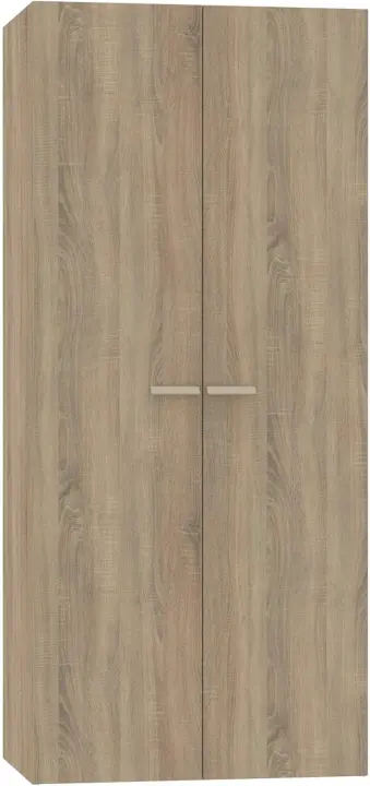 Armario Dormitorio Ropero 2 Puertas, Roble Cambrian, 180x79x52 cm(Alto x Ancho x Fondo), Mueble Auxiliar Moderno, Colección Tibet - 1