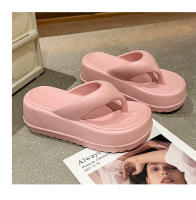 Nuevas chanclas de EVA para mujer, zapatillas frías de suela gruesa, ropa de verano que aumenta las zapatillas de playa de suela blanda - details 28