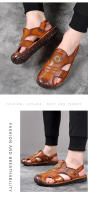Nuevas Sandalias de Verano para Hombres Hechas a Mano, Antideslizantes, Suela Suave, Ideales para la Playa - details 13