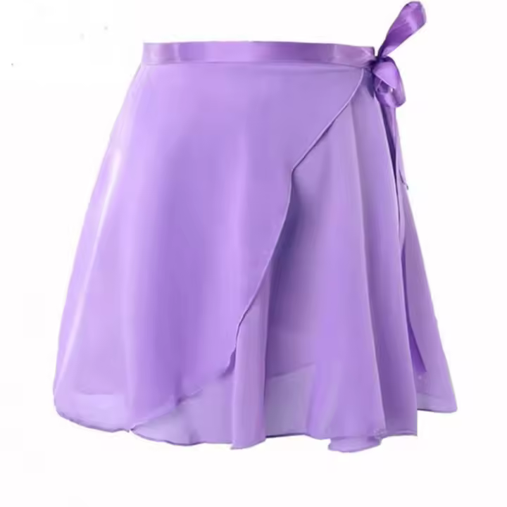 Leotardo Ballet falda tutú para baile elástico gasa Ballet falda de baile encaje alta calidad Falda de baile Ballet niñas - 1