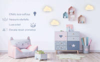 Aplique Acrílico LED de Pared Creativo, Luz Ajustable de 29,5 V, 20W - GOECO-Blanco-20,5x6,5x3000 CM-4000/6500/220 K - details 0