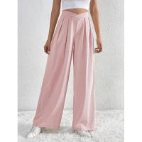 Pantalones de Oficina para Mujer de Cintura Alta y Piernas Anchos Cómodos y Elegantes - details 23
