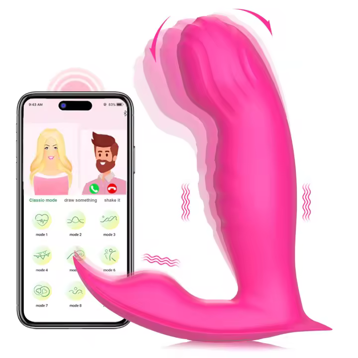 Vibradores consoladores portátiles con aplicación Bluetooth, estimulador del punto G del clítoris, 10 modos, masturbador para orgasmo vaginal, Juguetes sexuales para mujeres - 1