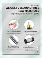 Cable Hifi RCA a XLR Cable RCA estéreo chapado en plata OCC de alta calidad Cable de Audio Hi-Fi Premium de alto rendimiento RCA a XLR - details 4