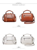 FOXER-Bolso cruzado de cuero PU para mujer, bandolera de gran capacidad con cremallera, informal - details 10