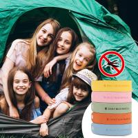 Paquete de 10 pulseras repelentes de mosquitos, pulseras ajustables antimosquitos, elementos esenciales de viaje repelentes de insectos naturales - details 3