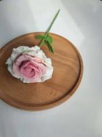 Flor de gancho tejida hecha a mano, regalo del Día de la madre de San Valentín, rosa Artificial de tacto Natural - details 7