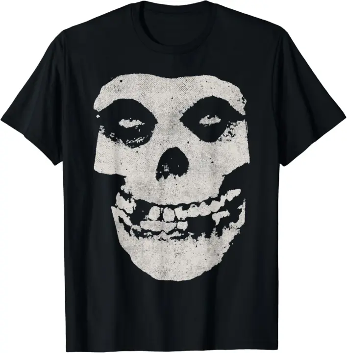 Misfits-Camiseta de calavera desgastada - 1