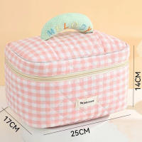 Bolso De Mujer Grande De Algodón Para Maquillaje Organizador De Viaje Portátil Bolsa De Almacenamiento Para Maquillaje Y Cosméticos - details 0